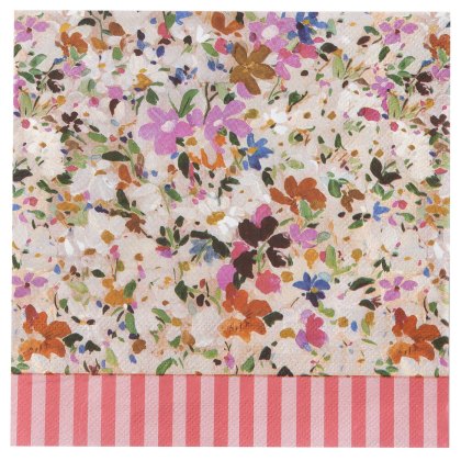 Glick Floral Confetti Paper Napkins 20pk