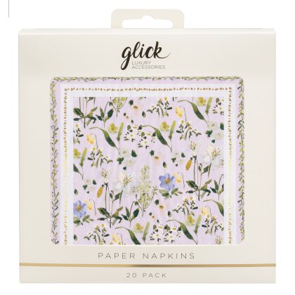 Glick Petal Frames Paper Napkins 20pk Glick Petal Frames Paper Napkins 20pk