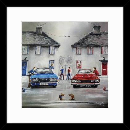 Artko Keeping Up With The Joneses Framed Print