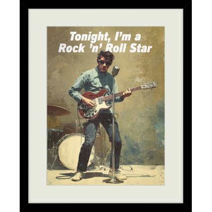 Artko Rock 'N' Roll Star A22 Framed Print