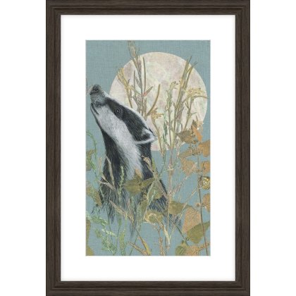 Artko As The Day Gives Way Badger Framed Print