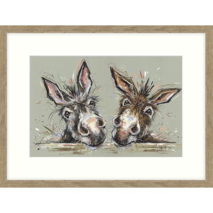 Artko Nosey Fellows Framed Print