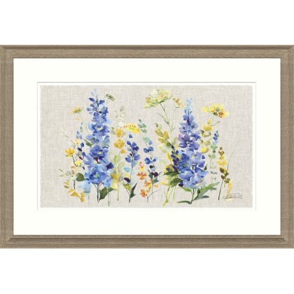 Artko Delphinium Fields Framed Print