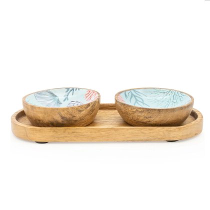 Candlelight Coastal Shores Set of 2 Dipping Bowls Candlelight Coastal Shores Set of 2 Dipping Bowls
