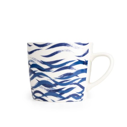 Candlelight Coastal Shores Conical Waves Mug Candlelight Coastal Shores Conical Waves Mug