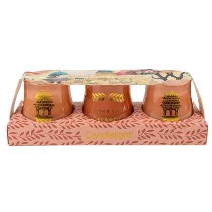 Candlelight The Silk Road Jhangye Set of 3 Candles