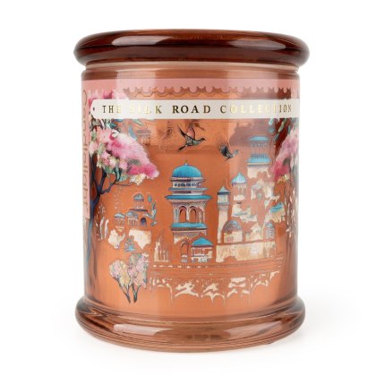 Candlelight The Silk Road Jhangye Large Lidded Candle Jar