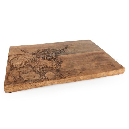 Candlelight Highland Cow Set of 2 Placemats Candlelight Highland Cow Set of 2 Placemats