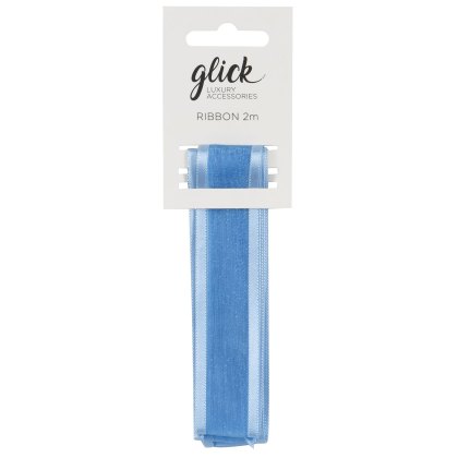 Glick Satin Edge Ribbon Baby Blue