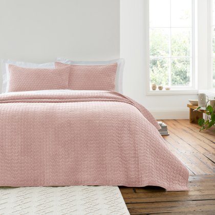 Bianca Attica Velvet Pink Bedspread Bianca Attica Velvet Pink Bedspread