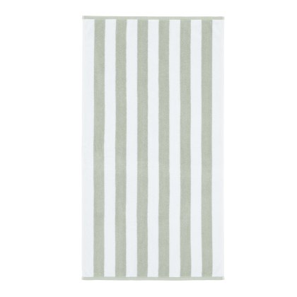 Bianca Reversible Stripe Sage Towels