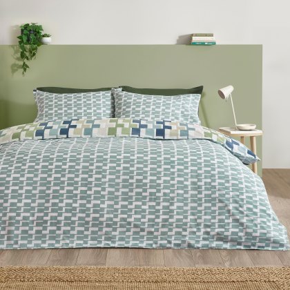Catherine Lansfield Bryson Blue Duvet Cover Set Catherine Lansfield Bryson Blue Duvet Cover Set