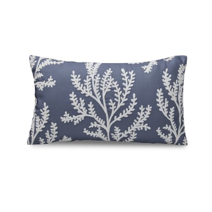 Catherine Lansfield Coral Leaf Lansfield Blue Filled Cushion Catherine Lansfield Coral Leaf Lansfield Blue Filled Cushion