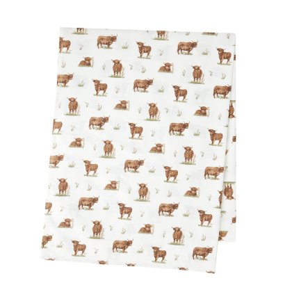 Catherine Lansfield Angus Highland Cow Natural Table Cloths Catherine Lansfield Angus Highland Cow Natural Table Cloths