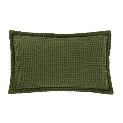 Pineapple Elephant Jaipur Waffle Olive Filled Cushion