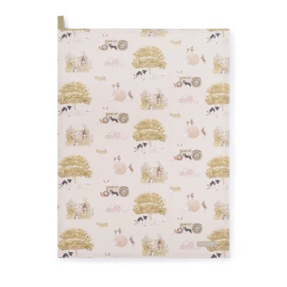 Sophie Allport Farm Friends Scene Tea Towel
