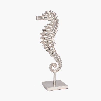Pacific Silver Metal Sea Horse