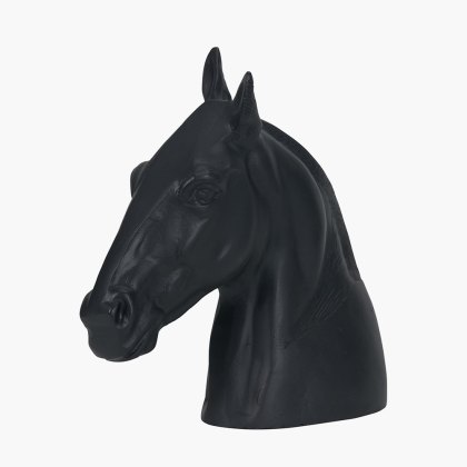 Pacific Black Metal Horse Head