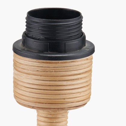 Pacific Palau Rattan Wave Floor Lamp & Harley Slubby Hopsack Pacific Palau Rattan Wave Floor Lamp & Harley Slubby Hopsack