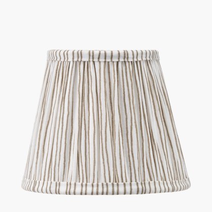 Pacific Thiago Natural Stripe Mushroom Pleat Tapered Shade Pacific Thiago Natural Stripe Mushroom Pleat Tapered Shade