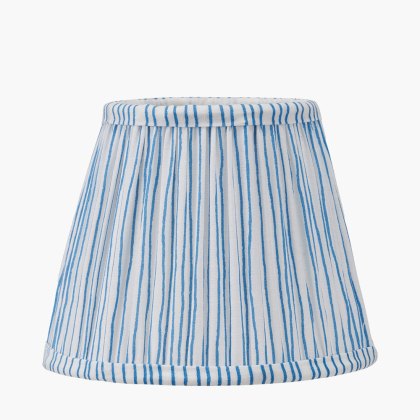 Pacific Thiago Ocean Blue Stripe Mushroom Pleat Tapered Shade Pacific Thiago Ocean Blue Stripe Mushroom Pleat Tapered Shade