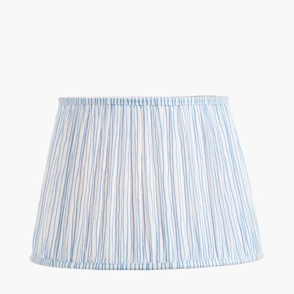 Pacific Thiago Ocean Blue Stripe Mushroom Pleat Tapered Shade Pacific Thiago Ocean Blue Stripe Mushroom Pleat Tapered Shade
