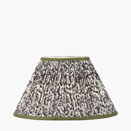 Pacific Ornella Green Floral Mushroom Pleat Empire Shade Pacific Ornella Green Floral Mushroom Pleat Empire Shade