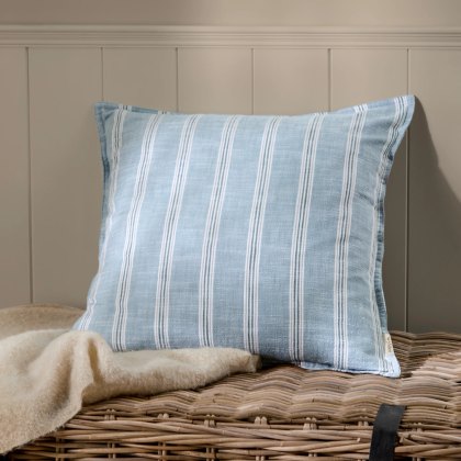 Wylder Abersoch Stripe Cushion Sail Blue