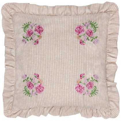 Wylder Martha Ruffle Cushion Pink