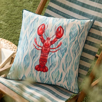 Wylder Abersoch Lobster Outdoor Cushion Marine