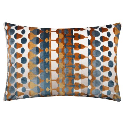 Furn Metro Abstract Cushion Ginger