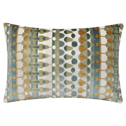 Furn Metro Abstract Cushion Green