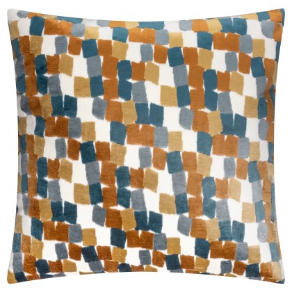Furn Metro Blocks Cushion Ginger
