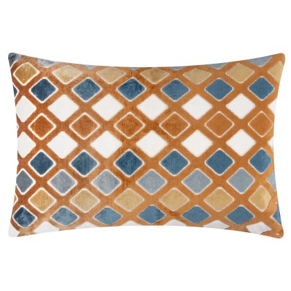 Furn Metro Diamond Cushion Ginger
