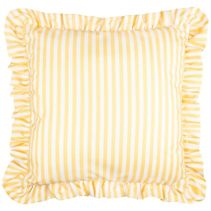 Wylder Millie Ruffle Outdoor Cushion Yellow