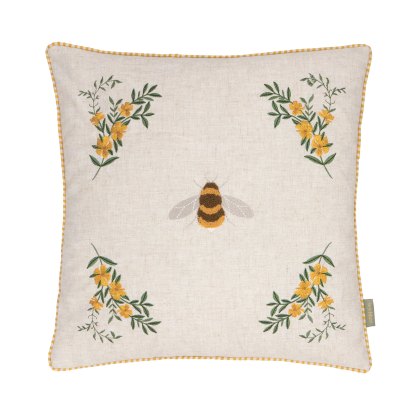 Wylder Ramble Bee Cushion Natural