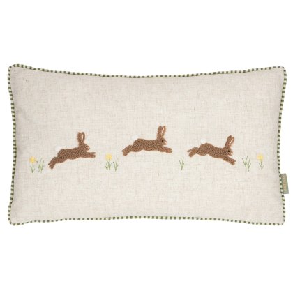 Wylder Ramble Hares Cushion Sage