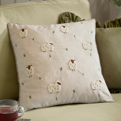 Wylder Ramble Sheep Cushion Natural