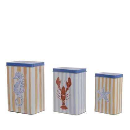 Kaemingk Set of 3 Aquatic Tins Kaemingk Set of 3 Aquatic Tins