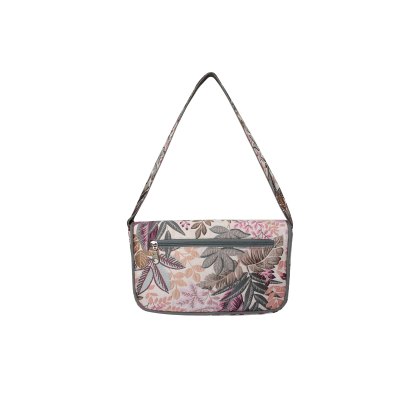 Earth Squared Pink Spring Jacquard Shoulder Bag