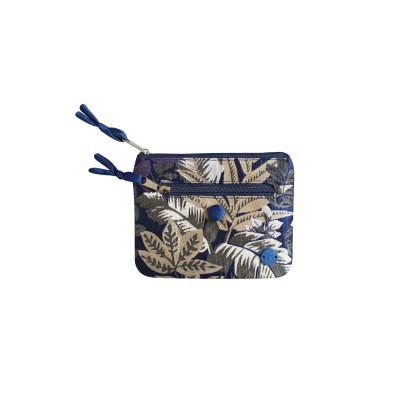 Earth Squared Navy Spring Jacquard Emily Purse