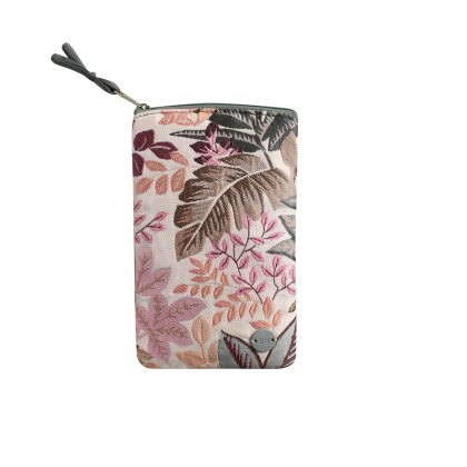 Earth Squared Pink Spring Jacquard Glasses Case