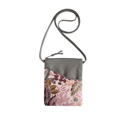 Earth Squared Pink Spring Jacquard Sling Bag