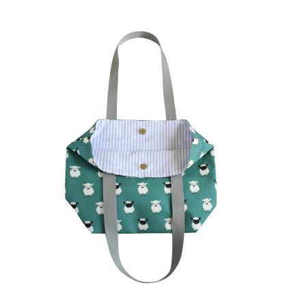 Earth Squared Sheep Canvas Tote Bag