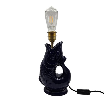Original Gluggle Jug Lamp Cobalt Blue