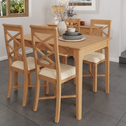 Coastal 1.2m Butterfly Extending Dining Table