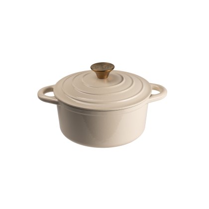Simply Home Cast Iron Casseroles Cream Simply Home Cast Iron Casseroles Cream