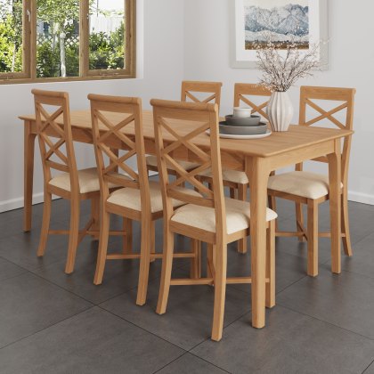 Coastal 1.6m Extending Dining Table