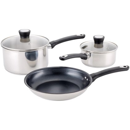 Judge Essential 3 Piece Non Stick Pan Set