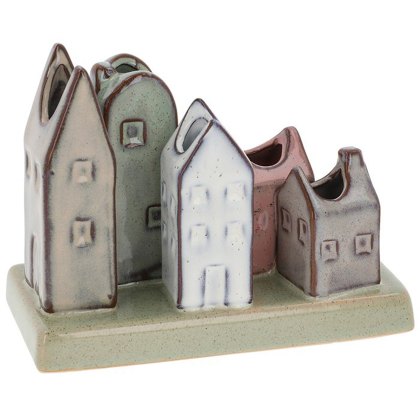 Shudehill Petite Pottery 5 Stem Houses Shudehill Petite Pottery 5 Stem Houses